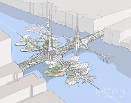 中国武汉将建世界最高建筑 — 凤凰塔(图4) 中国武汉将建世界最高建筑 — 凤凰塔(图4)